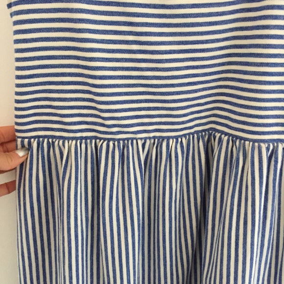 LOFT Striped Flare Dress - Picture 6 of 8